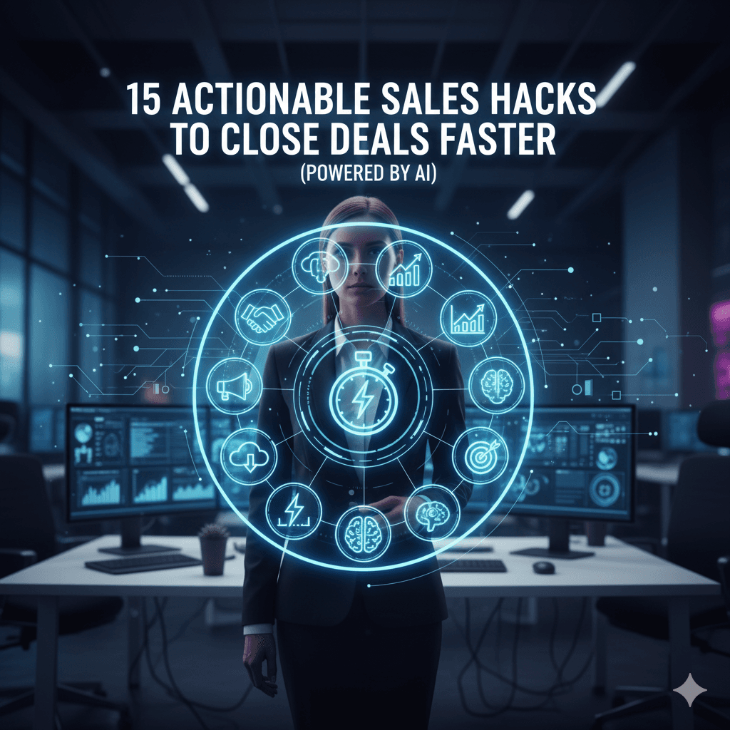 15 Actionable Sales Hacks to Close Deals Faster (Powered by AI)